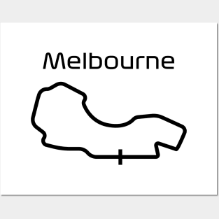 F1 melbourne track design Posters and Art